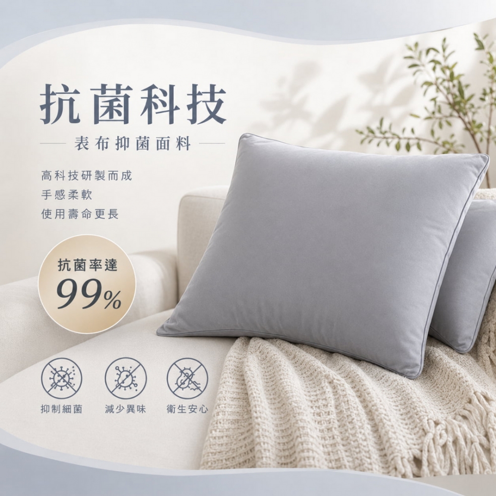 石墨烯羽絲絨枕