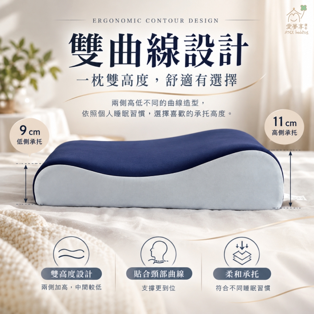 雙曲記憶枕